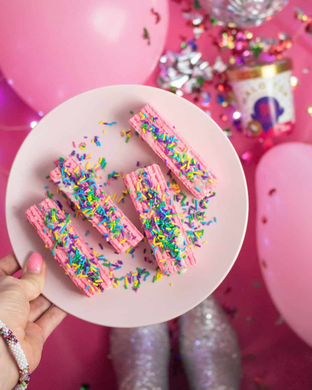 flat lay photography of desserts