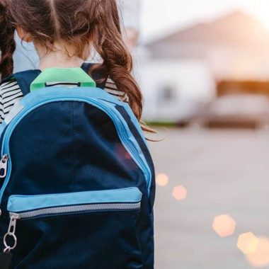 child's backpack