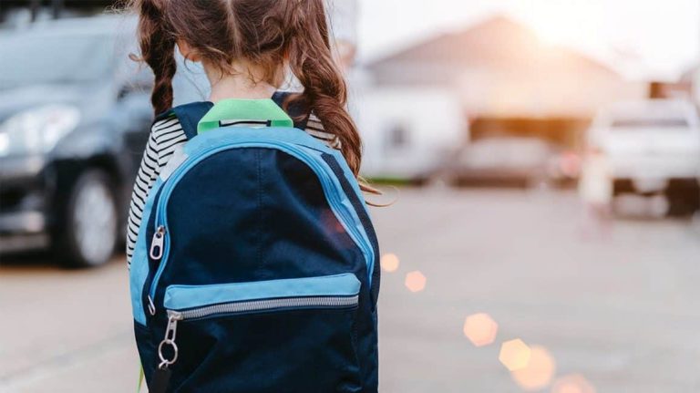child's backpack