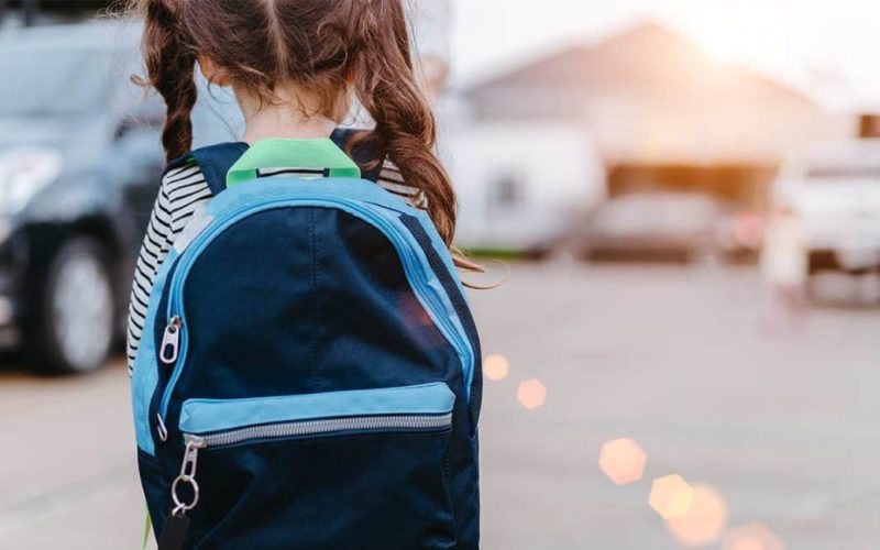 child's backpack