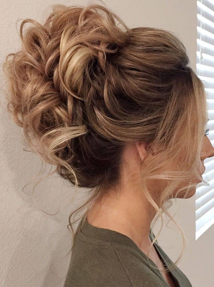 Messy updo