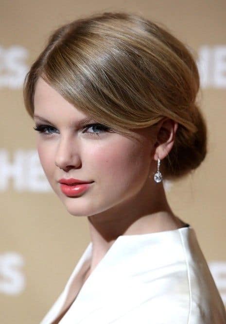 Sleek Side-Swept Chignon