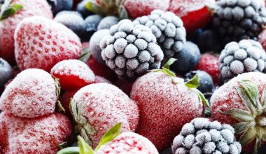 Frozen fruits