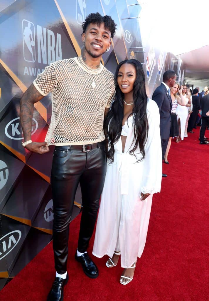 Keonna Green and Nick Young