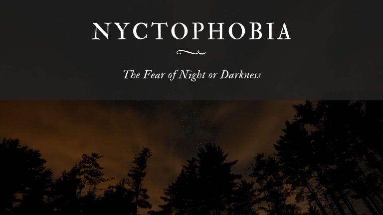 Nyctophobia The Fear of Night or Darkness