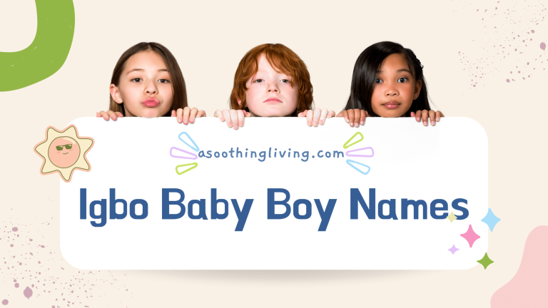 Igbo Baby Boy Names