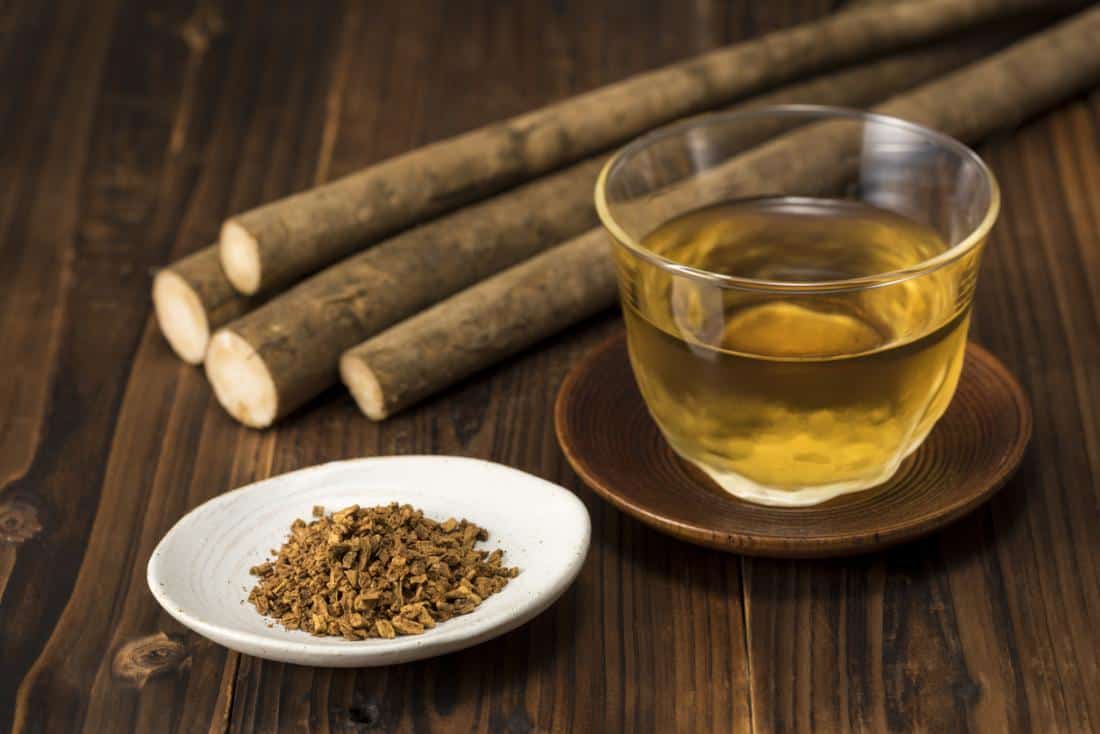 Burdock root tea