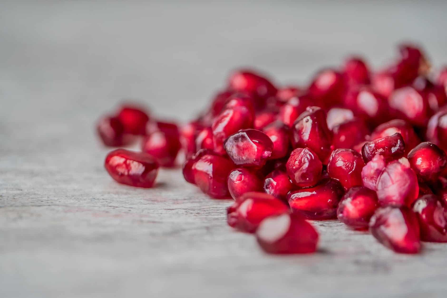 red pomegranate seeds