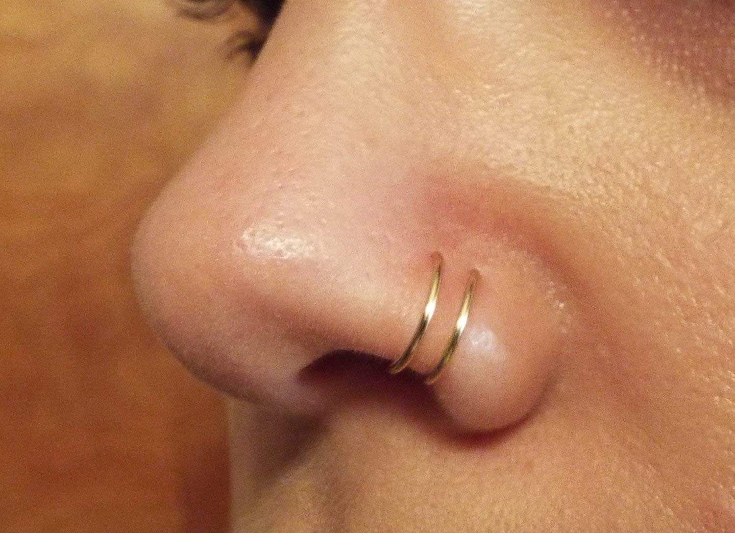 Double Nostril Piercing