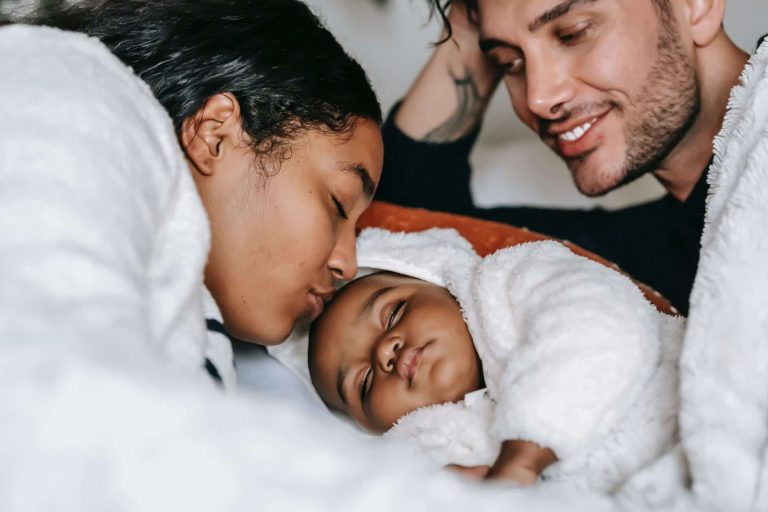 Couple and their child