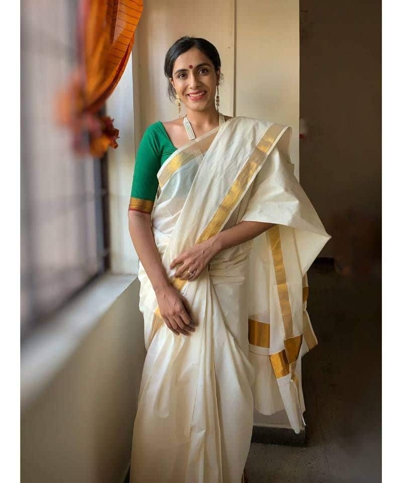 Kasavu Saree