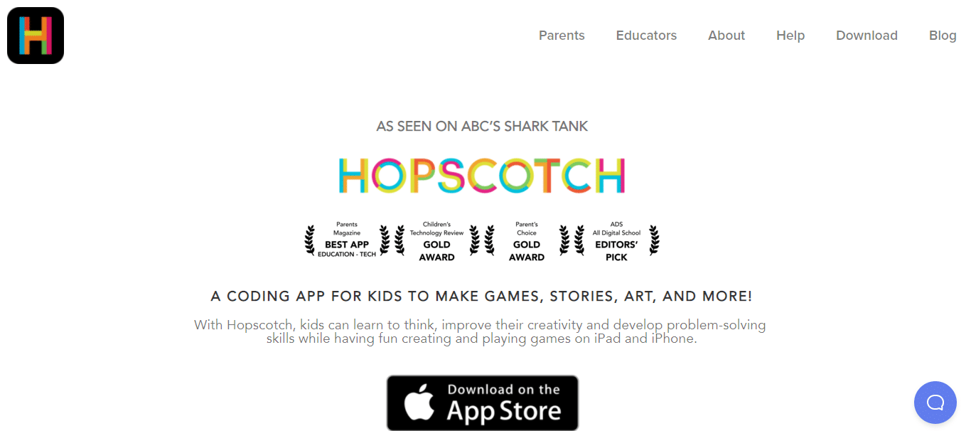 Hopscotch-Programming for kids