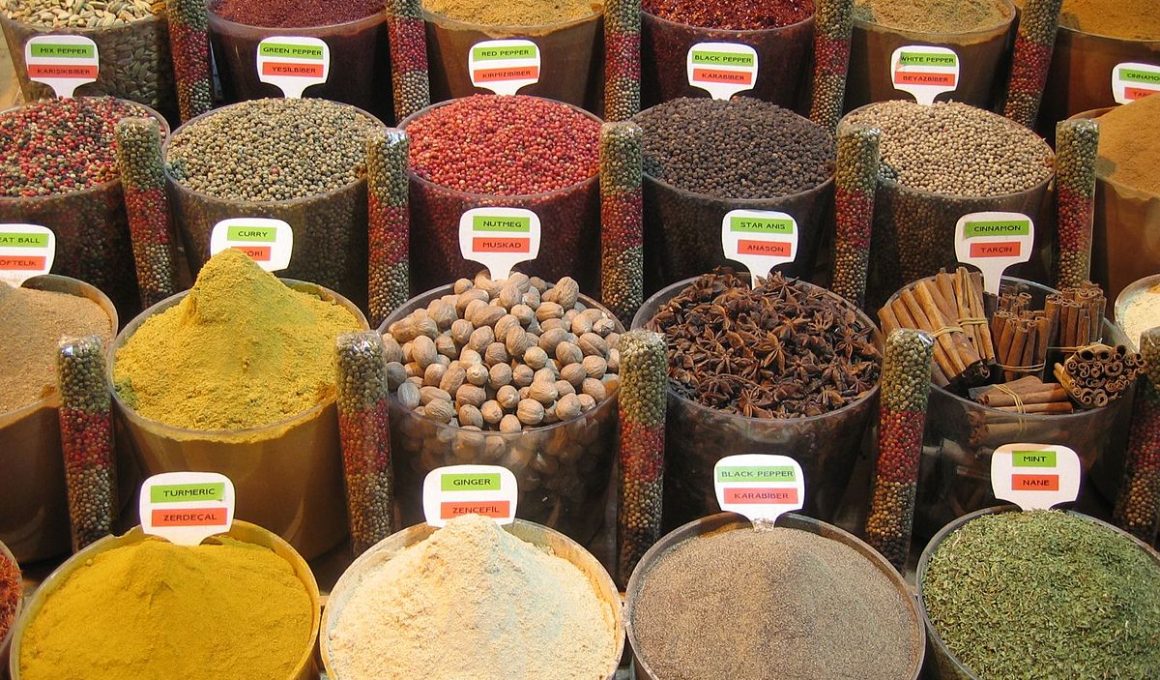 different types of spices