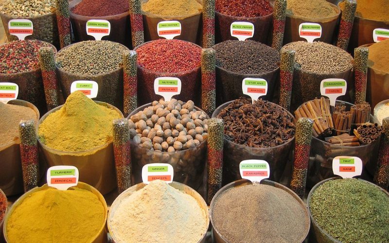 different types of spices