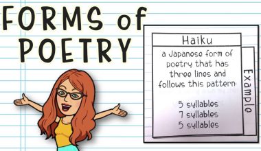Different Types of Poetry