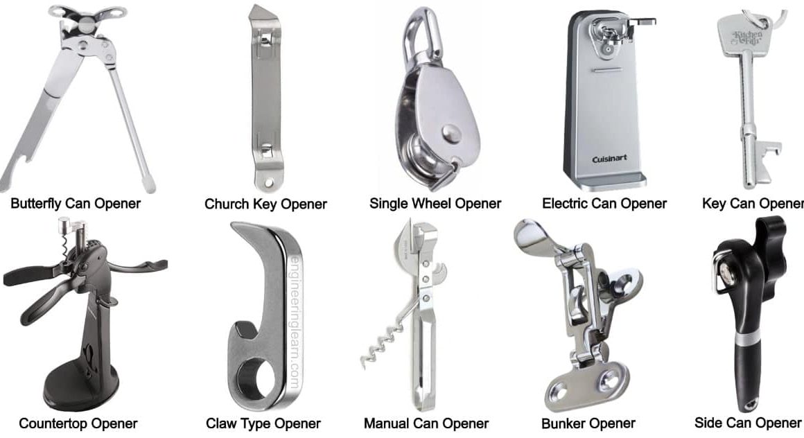 Different Types of Can Openers