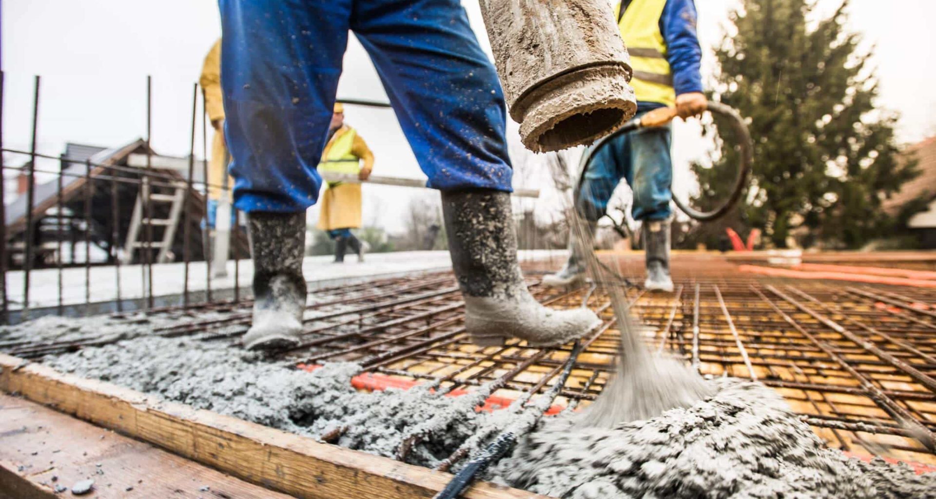differences between concrete and cement