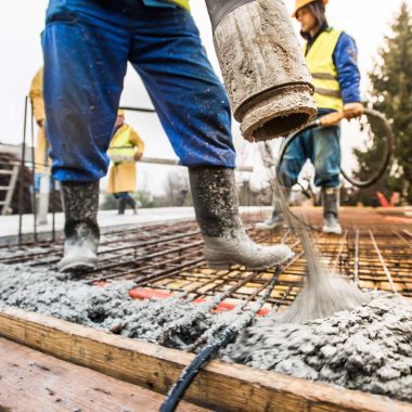 differences between concrete and cement