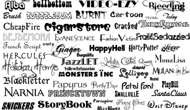 Different Types of Fonts