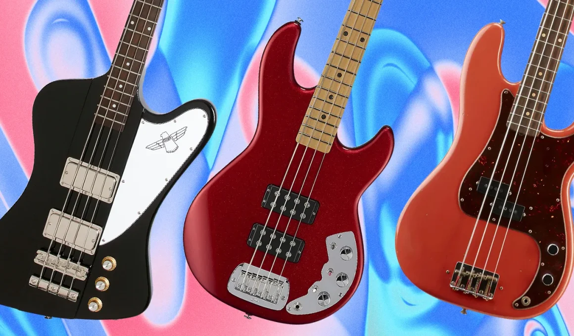 Different types of bass guitars