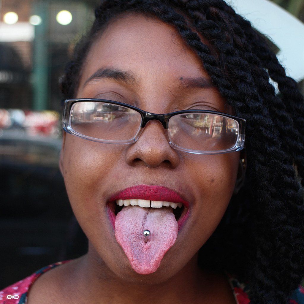 Midline Tongue Piercing