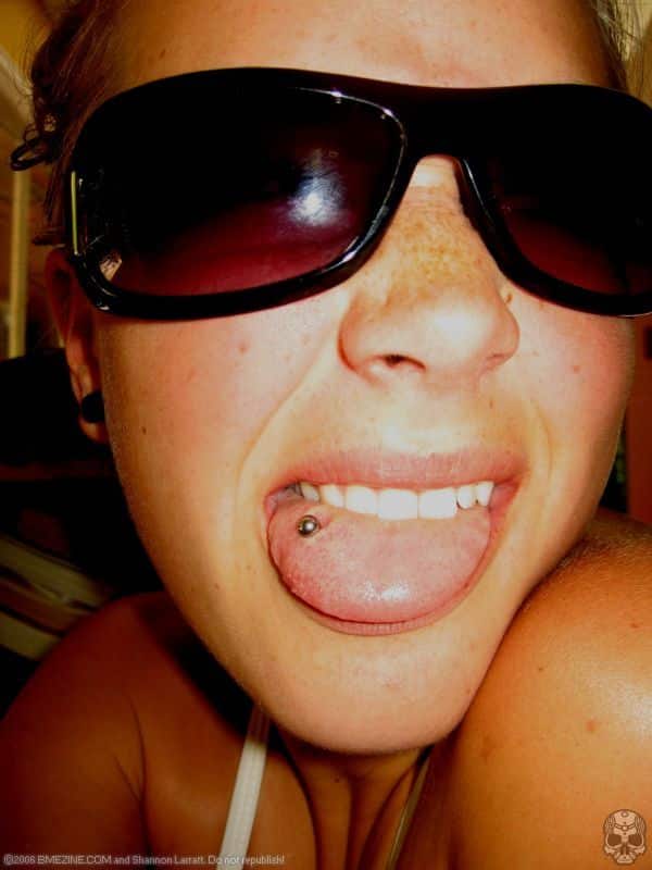 Side Tongue Piercing