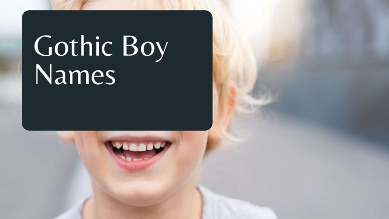 Gothic Boy Names