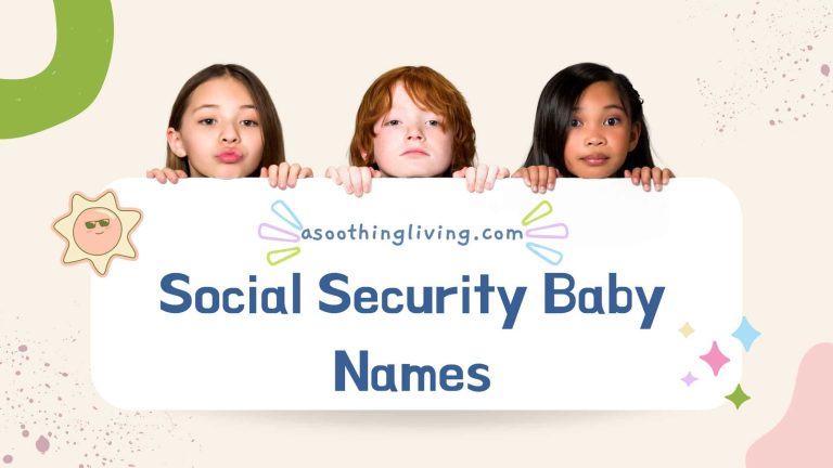 Social Security Baby Names