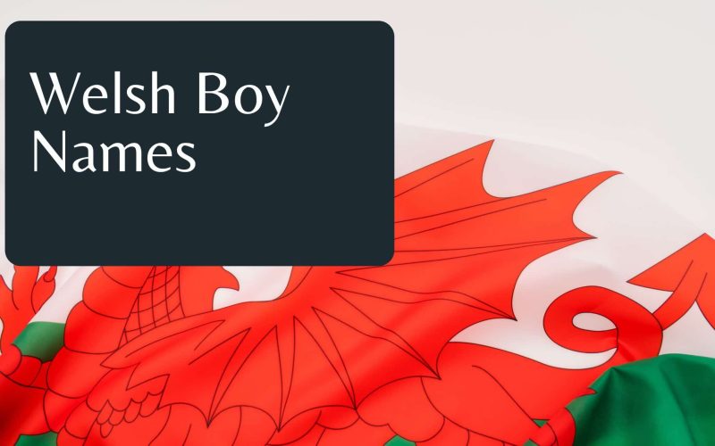 Welsh Boy Names