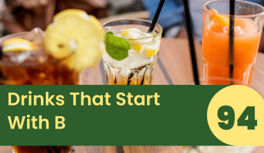 Drinks That Start With B