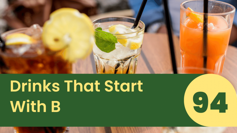 Drinks That Start With B