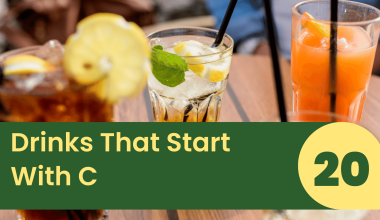 Drinks That Start With C