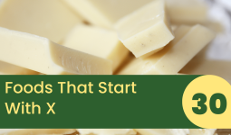 Foods That Start With X