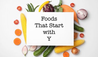 Foods That Start With Y