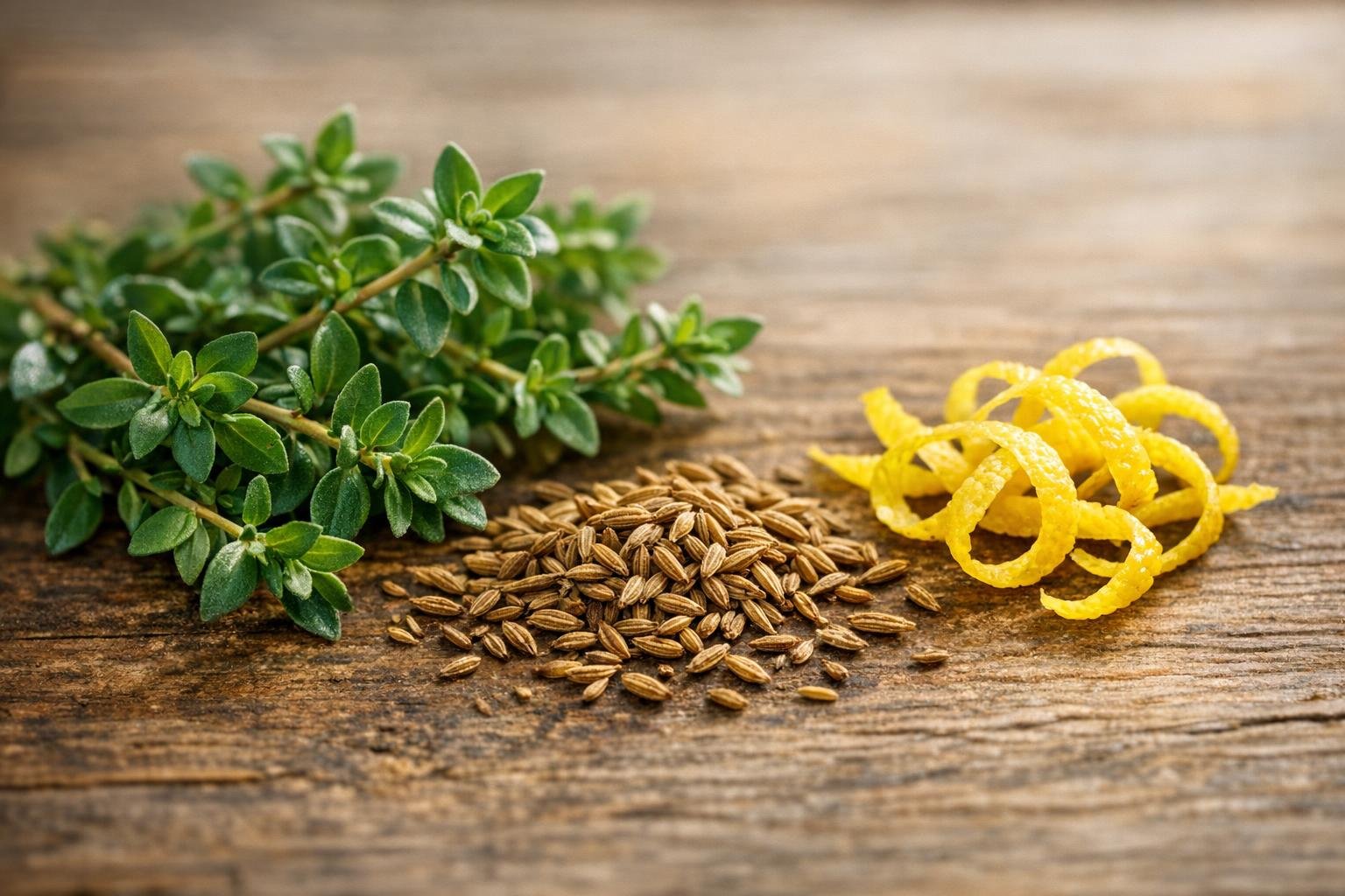 Cumin Thyme Lemon Zest