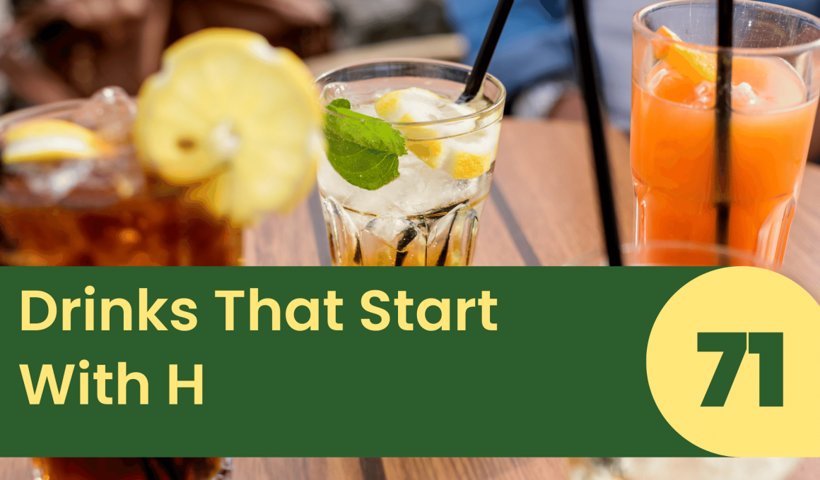 Drinks That Start With H