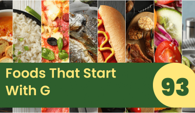 Foods That Start With G