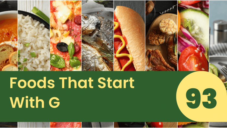 Foods That Start With G