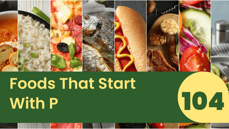Foods That Start With P