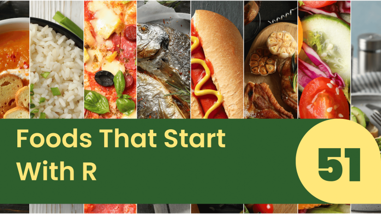 Foods That Start With R