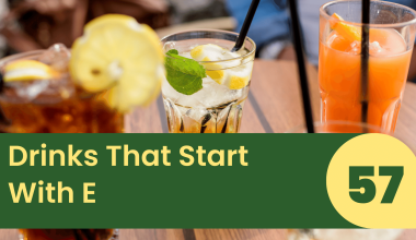 Drinks That Start With E