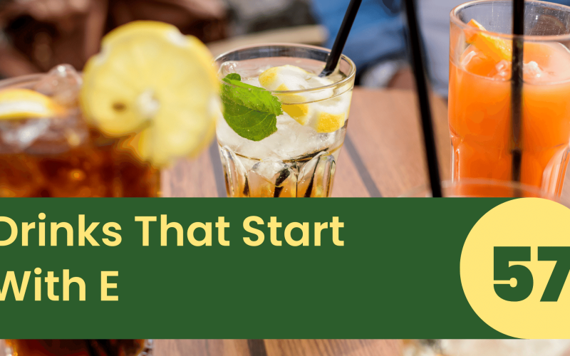 Drinks That Start With E