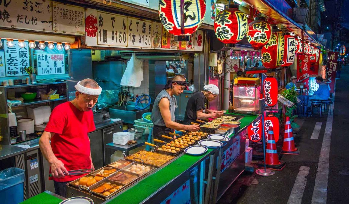 Street Foods In Osaka