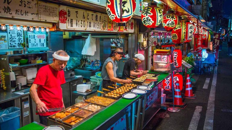 Street Foods In Osaka