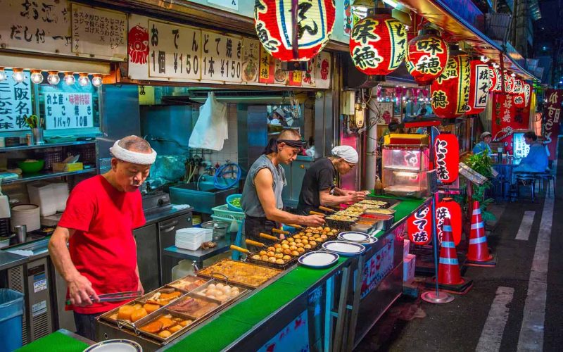 Street Foods In Osaka