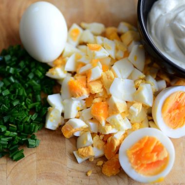 ingredients for egg salad