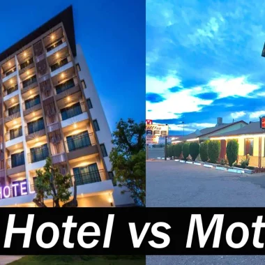 Difference Between a Hotel and a Motel