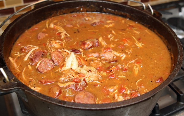Serve With Chicken Gumbo