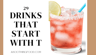 Drinks That Start With T