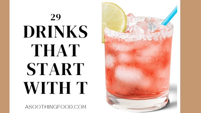 Drinks That Start With T